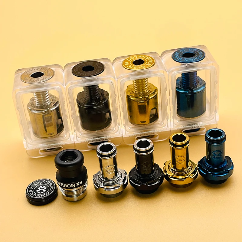 DSX MISSION KB2 Style RBA Tank 316ss vape tank Full Kit for DotAIO V1 V2 Air Pins 1.0/1.2/2.0/2.5/3.0/3.5/4.3mm
DSX MISSION KB2 Style RBA Tank 316ss vape tank Full Kit for DotAIO V1 V2 Air Pins 1.0/1.2/2.0/2.5/3.0/3.5/4.3mm