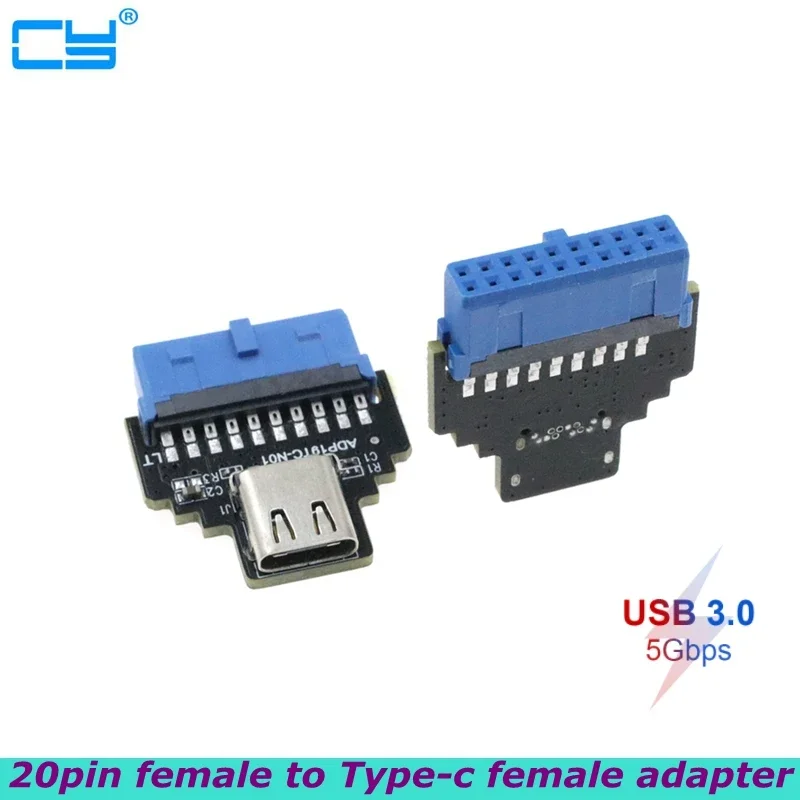 New High Speed mini USB3.0/3.2 Adapter 19P/20P IDC to TYPE-C Female Port With Internal Encryption Dog U-shield Chassis
New High Speed mini USB3.0/3.2 Adapter 19P/20P IDC to TYPE-C Female Port With Internal Encryption Dog U-shield Chassis