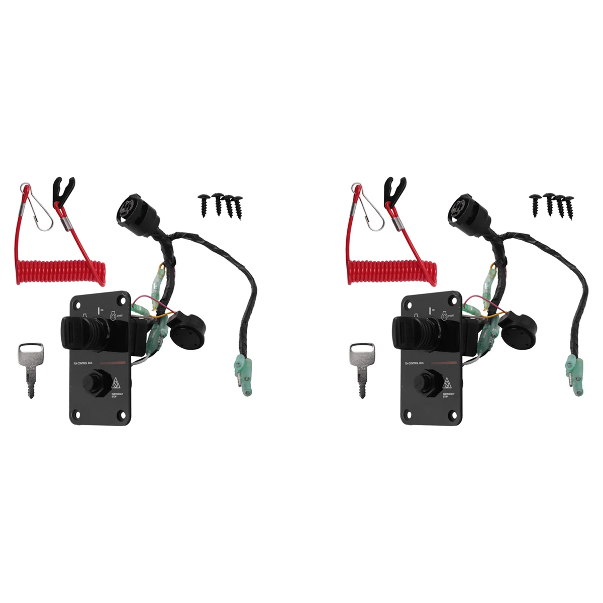 2X Outboard Single Engine Key Switch Panel for Yamaha 704-82570-12-00 704-82570-08-00 704-82570 704-82570-11-00
2X Outboard Single Engine Key Switch Panel for Yamaha 704-82570-12-00 704-82570-08-00 704-82570 704-82570-11-00