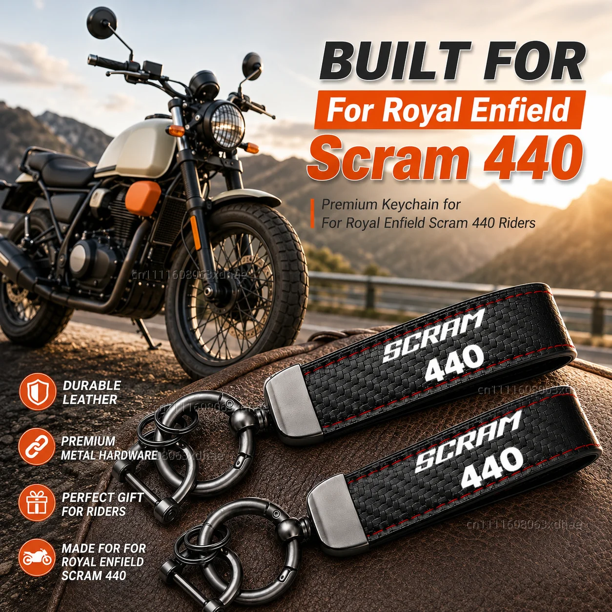 High-Grade Leather Motorcycle Keychain Holder Keyring Accessories For Royal Enfield Scram 440 2024 2025
High-Grade Leather Motorcycle Keychain Holder Keyring Accessories For Royal Enfield Scram 440 2024 2025