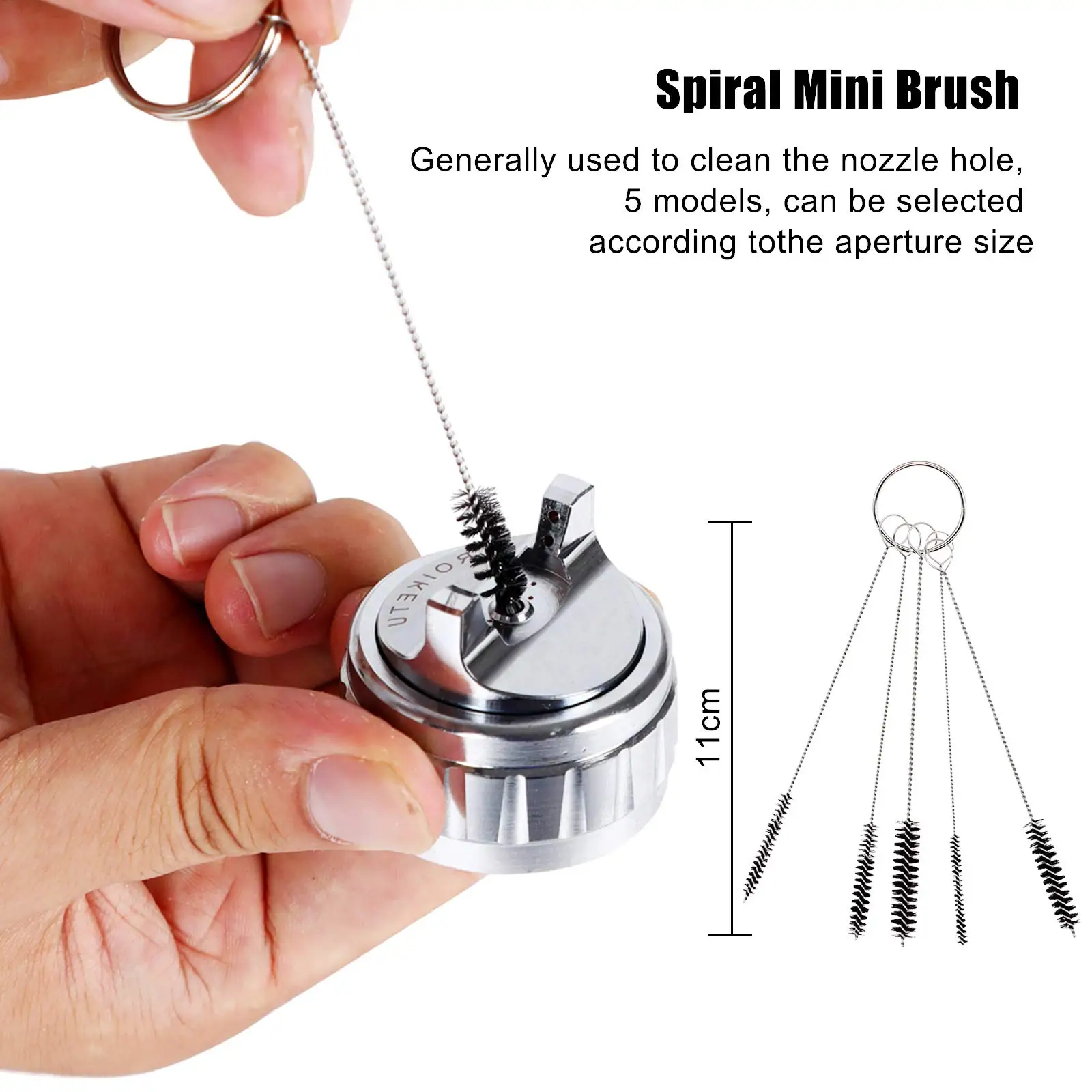Multi-Purpose Spray Gun Cleaning Kit, Nylon Brush Spray Gun Cleaning Kit Mini Brush And Needle For Cleaning Spray Gun Nozzles
Multi-Purpose Spray Gun Cleaning Kit, Nylon Brush Spray Gun Cleaning Kit Mini Brush And Needle For Cleaning Spray Gun Nozzles