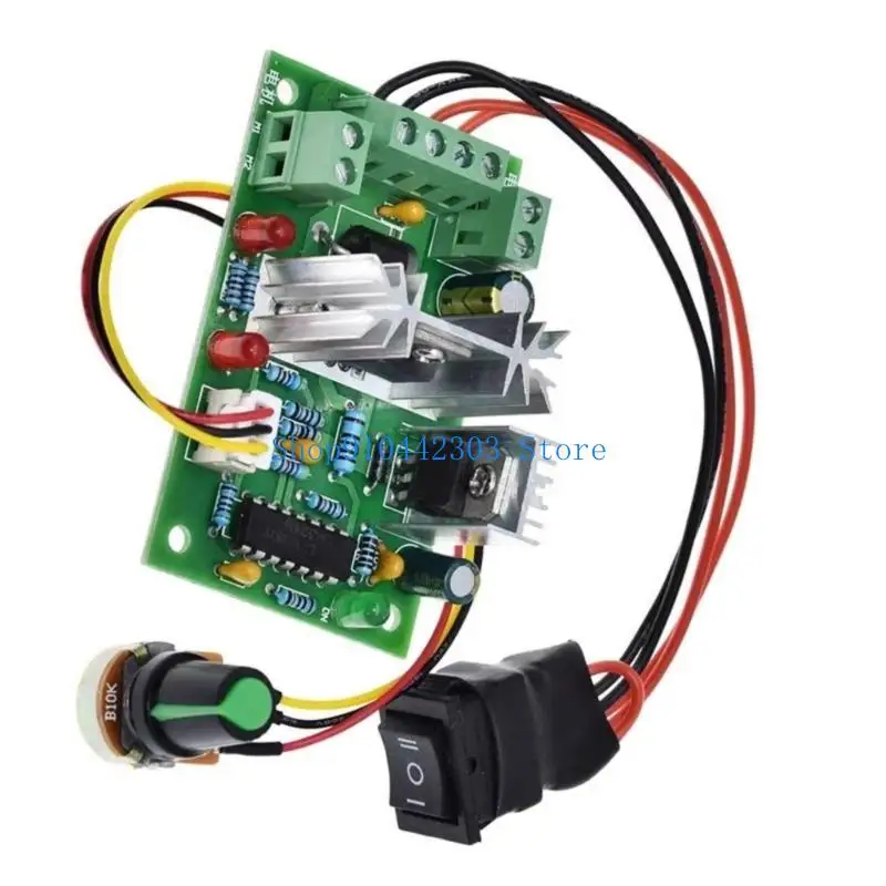 652F Reversible Motor Speed Controller PWM Adjustable Duty Cycle 10V 30V DC10V-30V
652F Reversible Motor Speed Controller PWM Adjustable Duty Cycle 10V 30V DC10V-30V