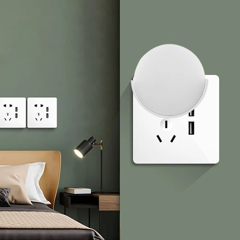 LED Night Light Light Control Sensor EU Plug Automatic Lamp for Bedroom Corrido Bathroom Living Room Baby Children Use Clearance
LED Night Light Light Control Sensor EU Plug Automatic Lamp for Bedroom Corrido Bathroom Living Room Baby Children Use Clearance