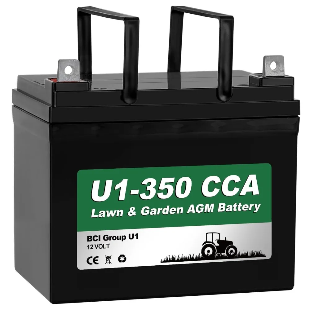 Lawn Garden AGM Battery, 12V 350CCA BCI Group U1 SLA Starting Battery for Lawn, Tractors and Mowers, Customized
Lawn Garden AGM Battery, 12V 350CCA BCI Group U1 SLA Starting Battery for Lawn, Tractors and Mowers, Customized