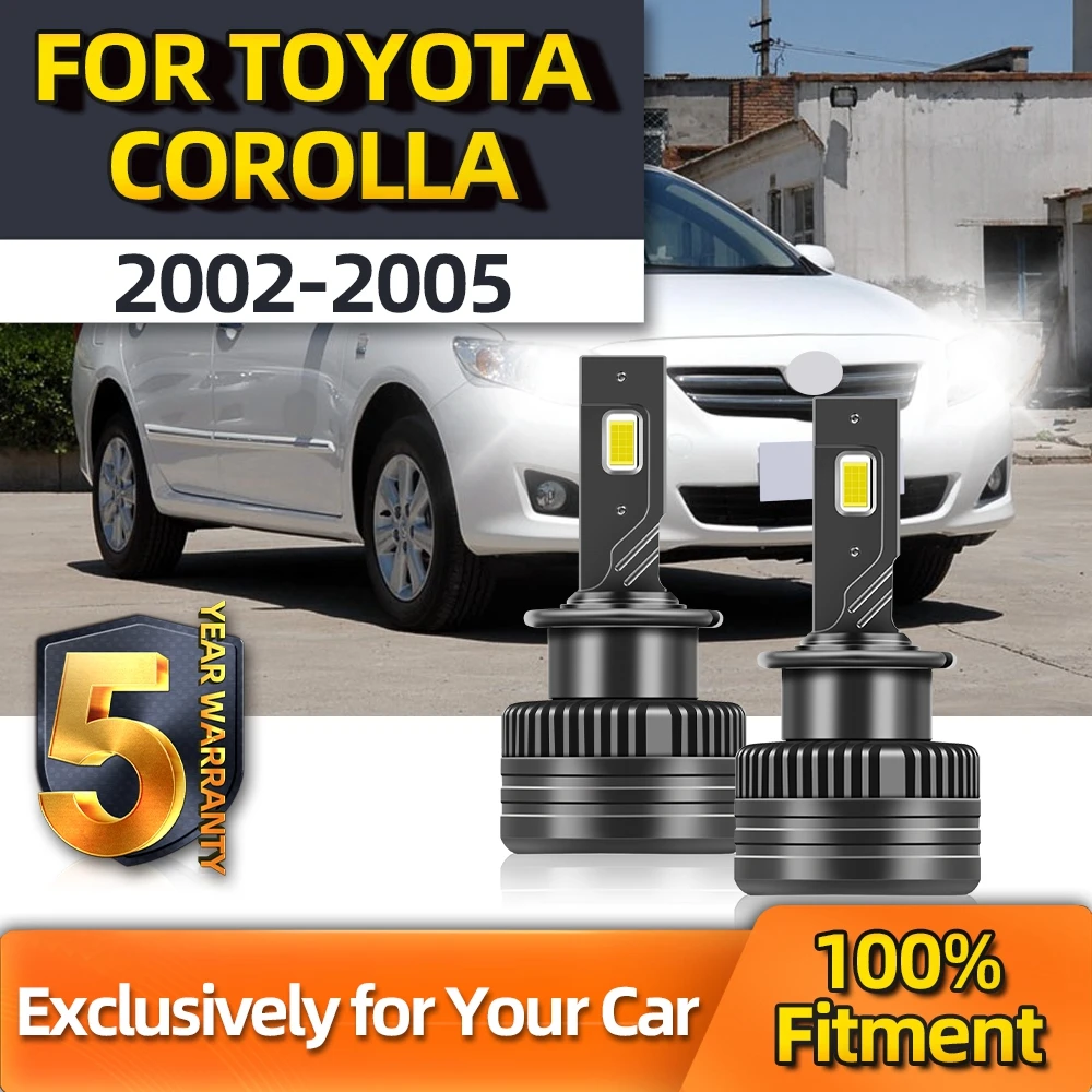 Crossfox 6000K White Brighter Turbo Lamp Canbus D2R LED Bulbs Plug And Play 12V 24V For Toyota Corolla 2002 2003 2004 2005
Crossfox 6000K White Brighter Turbo Lamp Canbus D2R LED Bulbs Plug And Play 12V 24V For Toyota Corolla 2002 2003 2004 2005