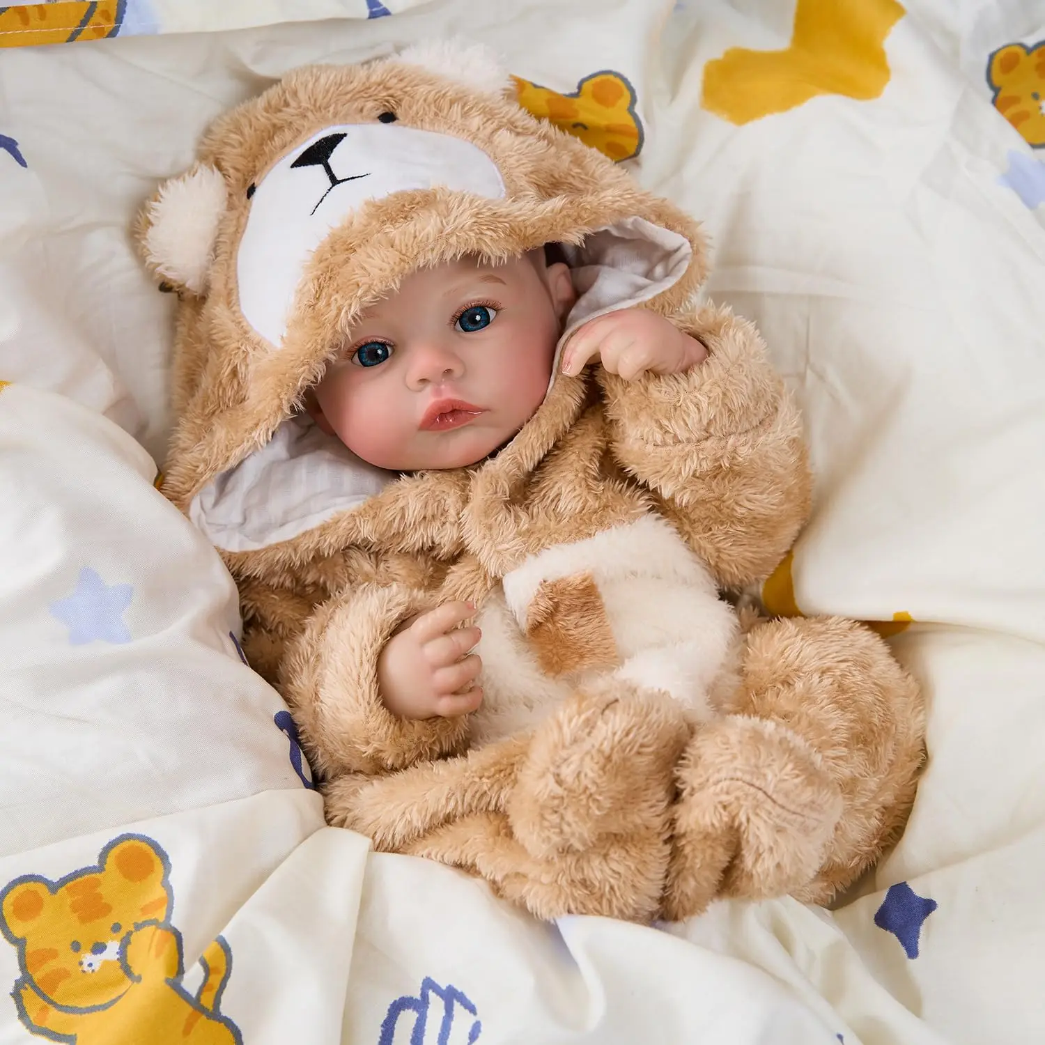 Reborn Baby Dolls 17 Inch Lifelike Eyes Open Real Life Toddler Cute Baby Girl That Looks Real Doll for Kids Birthday Gift
Reborn Baby Dolls 17 Inch Lifelike Eyes Open Real Life Toddler Cute Baby Girl That Looks Real Doll for Kids Birthday Gift