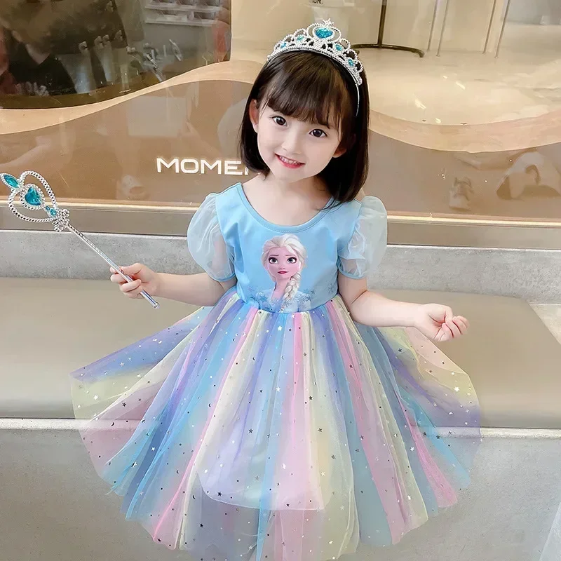 Disney Short Sleeve Girl Baby Princess Skirt fashion Girl Frozen Dress Summer Girl Children Elsa Skirt
Disney Short Sleeve Girl Baby Princess Skirt fashion Girl Frozen Dress Summer Girl Children Elsa Skirt