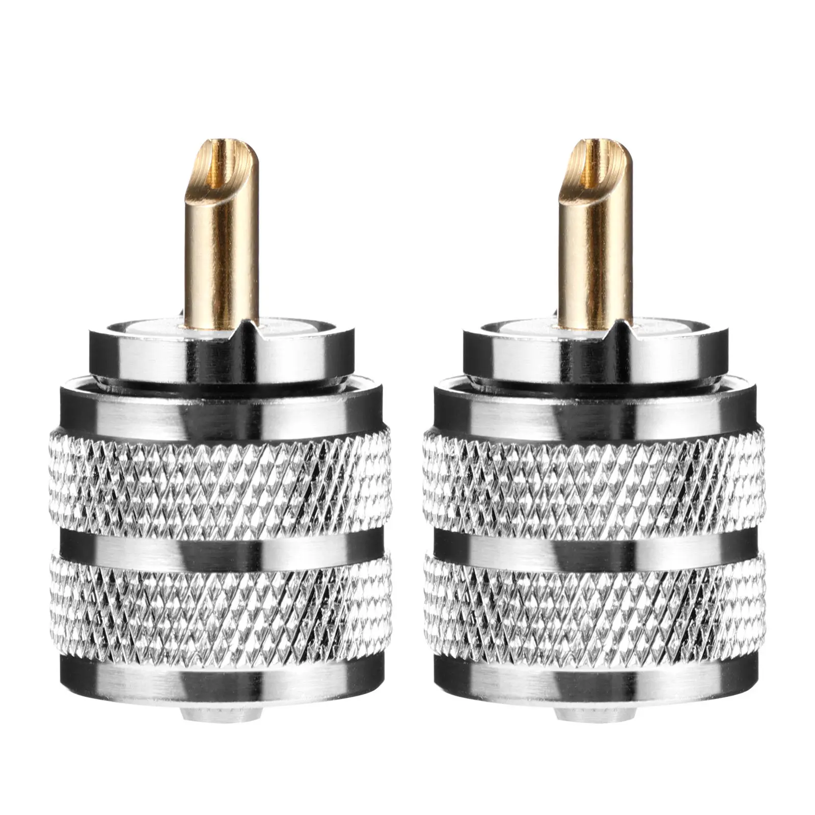 2Pcs Coaxial Connectors Uhf Male Solder Connectors Plug for Rg58 Syv50-3 Cable Repair Adapter Durable High Temperature
2Pcs Coaxial Connectors Uhf Male Solder Connectors Plug for Rg58 Syv50-3 Cable Repair Adapter Durable High Temperature