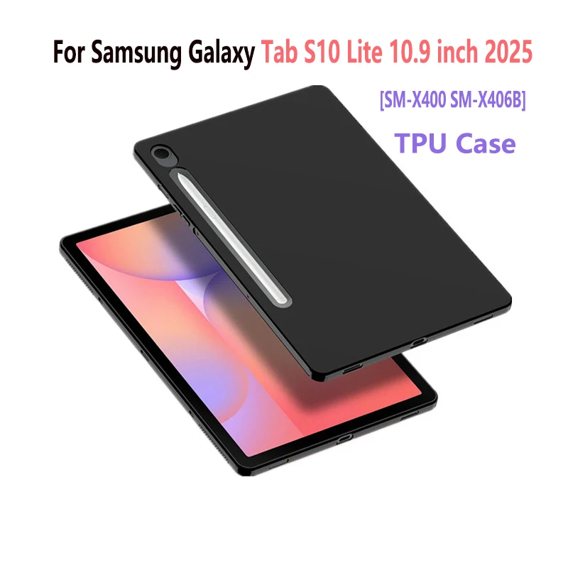 Case For Samsung Galaxy Tab S10 Lite 10.9 inch 2025 SM-X400 Soft Silicone TPU Cover for Tab S10 Lite 10.9" SM-X406B tablet funda
Case For Samsung Galaxy Tab S10 Lite 10.9 inch 2025 SM-X400 Soft Silicone TPU Cover for Tab S10 Lite 10.9" SM-X406B tablet funda