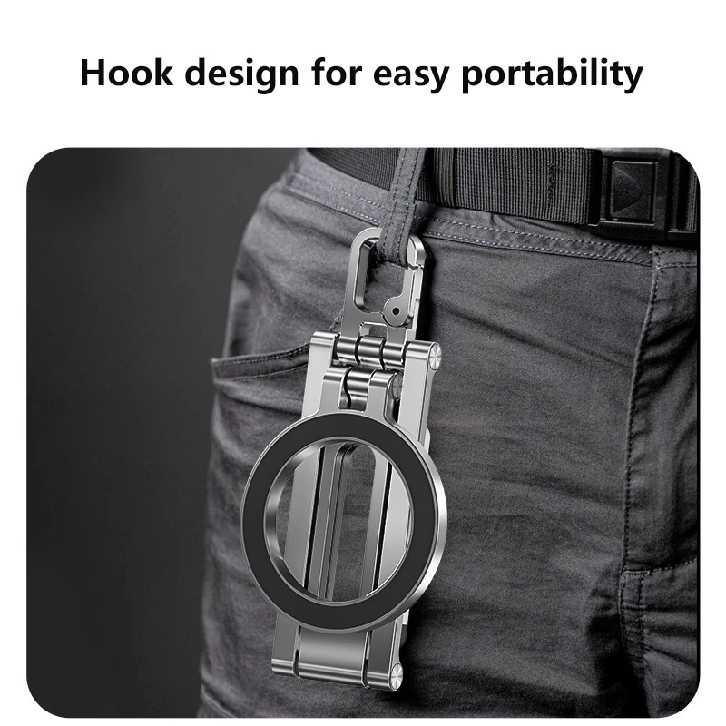 Aluminum Alloy Shooting Stand Desktop Magnetic Phone Stand Multifunctional Double Folding Outdoor Climbing Buckle Stand
Aluminum Alloy Shooting Stand Desktop Magnetic Phone Stand Multifunctional Double Folding Outdoor Climbing Buckle Stand