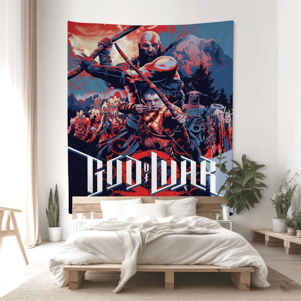 Adventure G-God Of W-War Game Tapestry Art Printing Japanese Wall Tapestry Anime Wall Hanging Home Decor
Adventure G-God Of W-War Game Tapestry Art Printing Japanese Wall Tapestry Anime Wall Hanging Home Decor