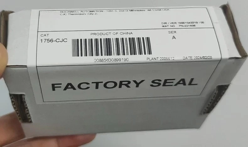New 1756-CJC CPU For Allen-Bradley 1756-CJC Series A. Cold Junction Compensation Thermistors
New 1756-CJC CPU For Allen-Bradley 1756-CJC Series A. Cold Junction Compensation Thermistors