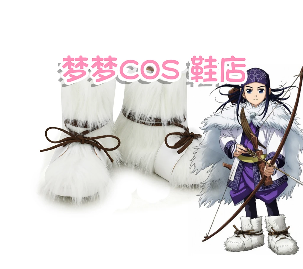 Аниме Golden Kamuy Wikia Asirpa, костюм для косплея, обувь, карнавальные ботинки на Хэллоуин, белые короткие сапоги ручной работы
Аниме Golden Kamuy Wikia Asirpa, костюм для косплея, обувь, карнавальные ботинки на Хэллоуин, белые короткие сапоги ручной работы