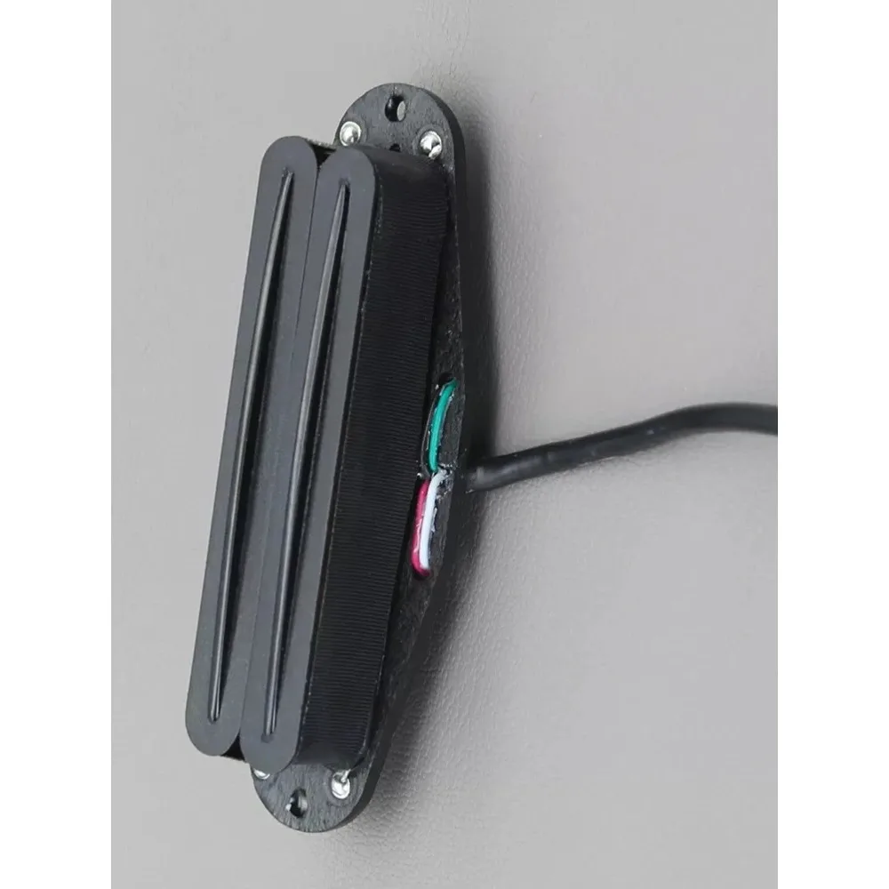 Full Black Alnico 5 Mini Dual Track Pickup Hot Track Humbucker Pickup 4 Conductors for ST/SQ
Full Black Alnico 5 Mini Dual Track Pickup Hot Track Humbucker Pickup 4 Conductors for ST/SQ