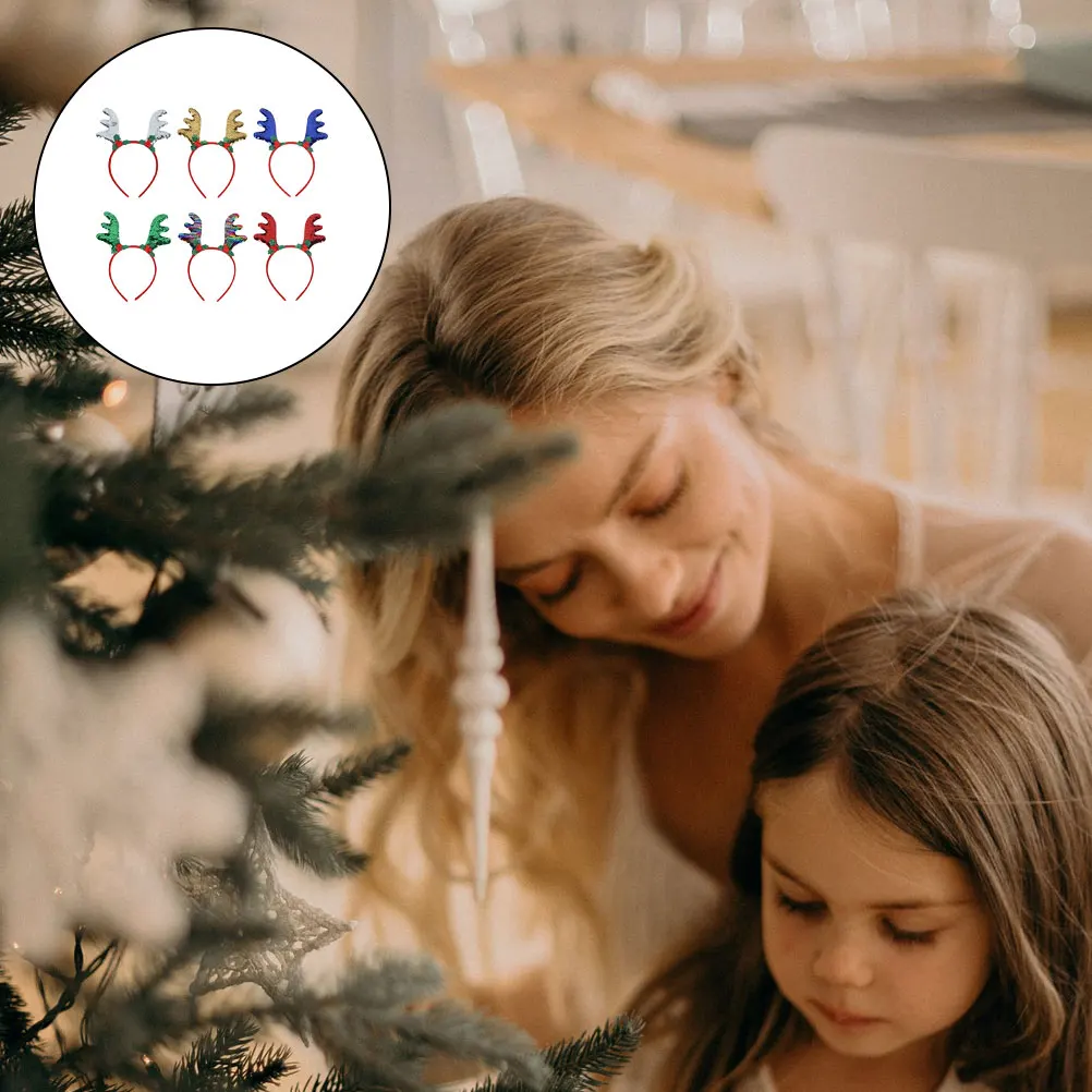 6 Pcs Antler Headband Hair Decor Xmas Headpieces Headwear Clothing Hairband Hoops Party Child
6 Pcs Antler Headband Hair Decor Xmas Headpieces Headwear Clothing Hairband Hoops Party Child