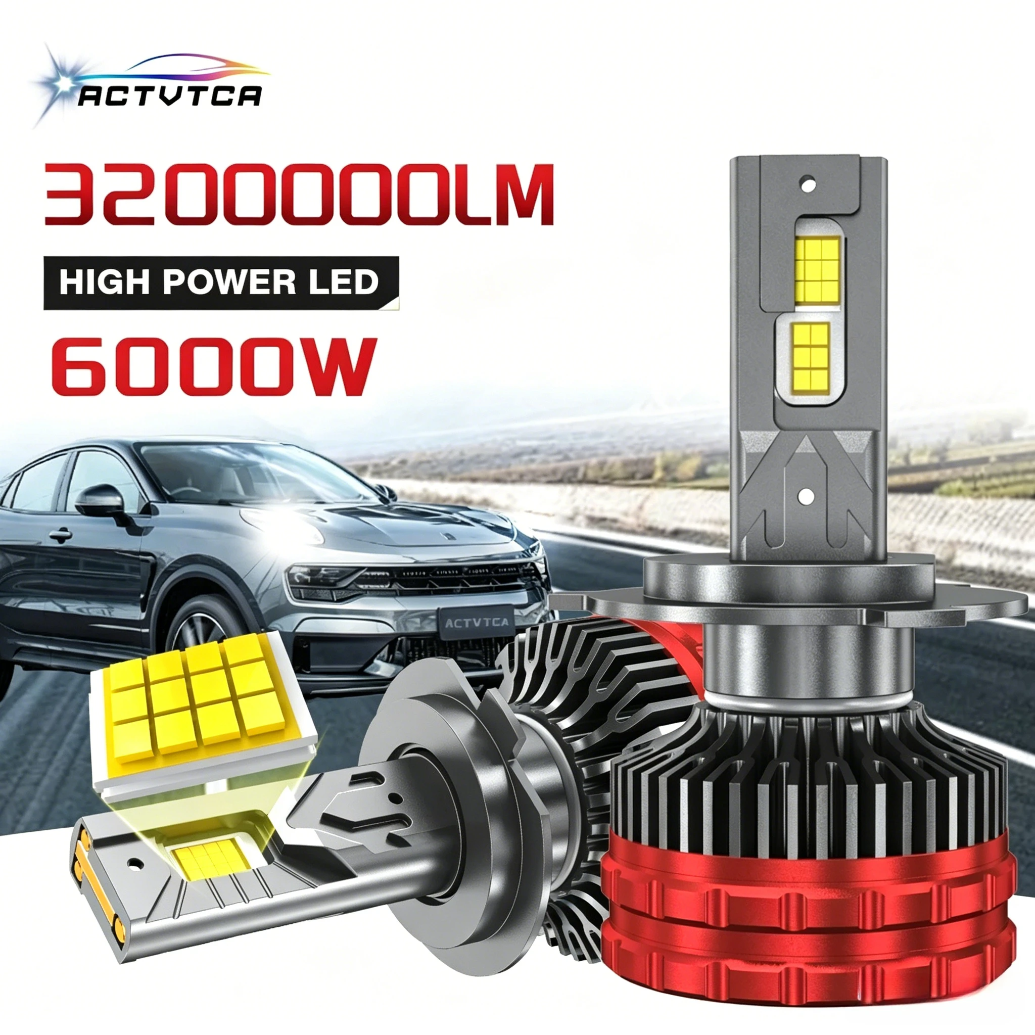 H7 LED Headlights H11 LED CANBUS H4 H1 9005 HB3 9006 HB4 9007 9008 9012 6000W High Power 3200000LM Auto Headlamp Fog Lights
H7 LED Headlights H11 LED CANBUS H4 H1 9005 HB3 9006 HB4 9007 9008 9012 6000W High Power 3200000LM Auto Headlamp Fog Lights