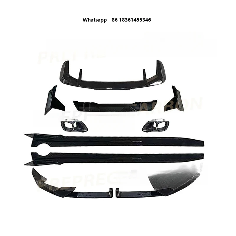 Car Body Kits Front Lip Rear Bumper Diffuser Exhaust Tips Side Skirts Rear Spoiler Accessories
Car Body Kits Front Lip Rear Bumper Diffuser Exhaust Tips Side Skirts Rear Spoiler Accessories
