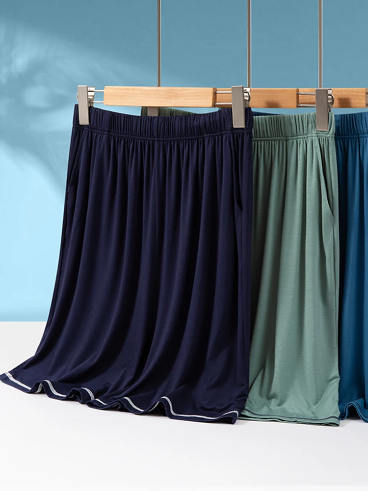 Loose Men's Modal Shorts Summer Sport Pants with Pockets Home Wear Outdoor Casual Thin Sleepwear Five-Quarter Length
Loose Men's Modal Shorts Summer Sport Pants with Pockets Home Wear Outdoor Casual Thin Sleepwear Five-Quarter Length