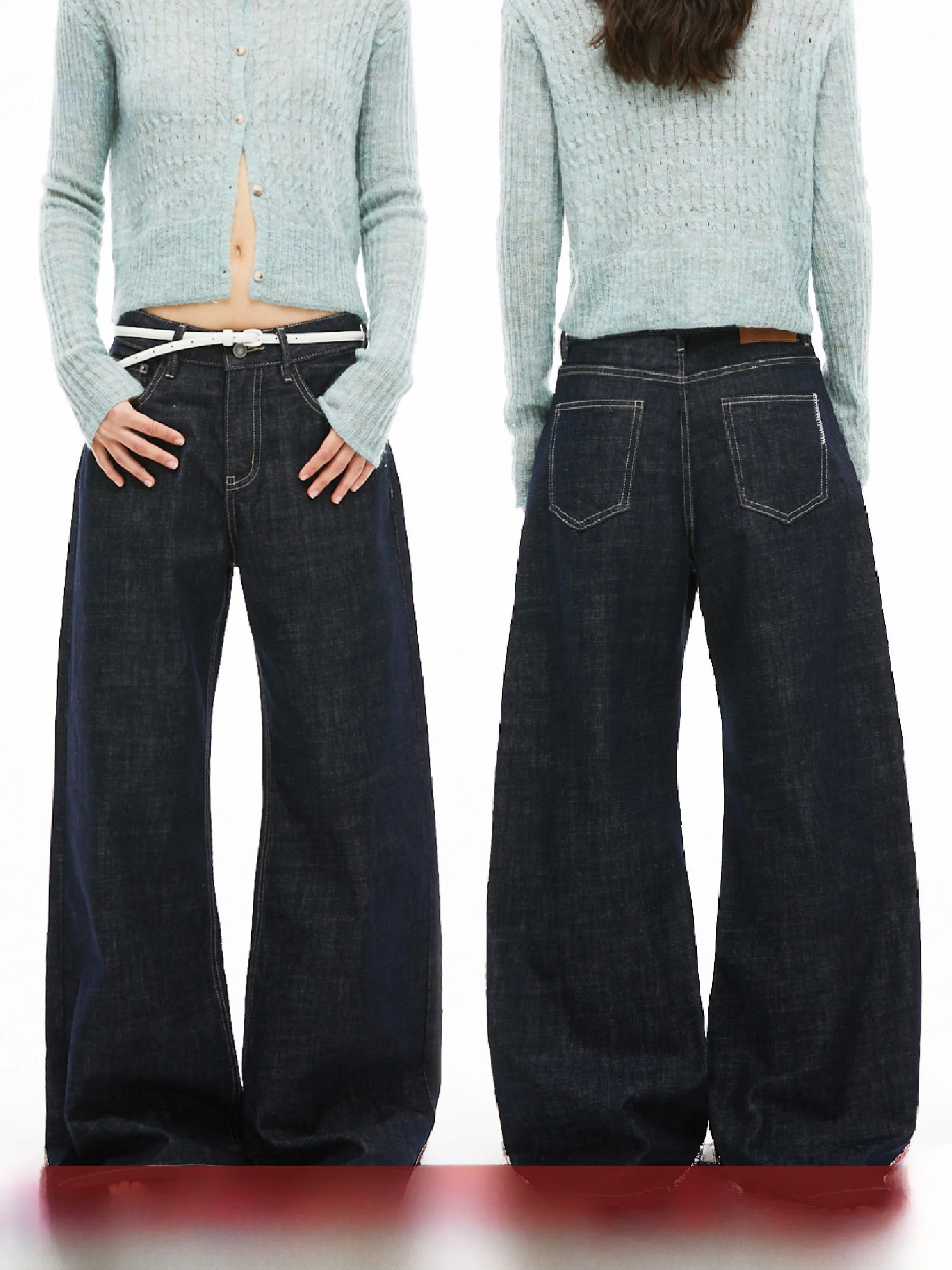 Spring Vintage Indigo Wide Leg Loose Casual Jeans Color Block Straight Original Denim Pants Ladies Comfortable Fit Casual Jeans
Spring Vintage Indigo Wide Leg Loose Casual Jeans Color Block Straight Original Denim Pants Ladies Comfortable Fit Casual Jeans