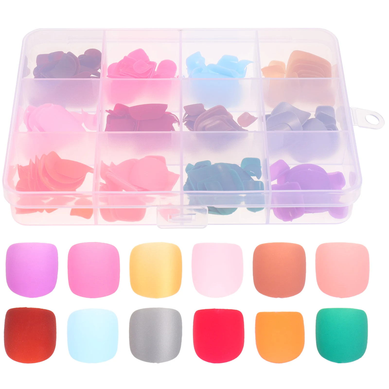 Frosted Fake Nails Short False Press On Toes Small Coffin Tips Girls French Nail Supplies ABS Material Home Use Salon
Frosted Fake Nails Short False Press On Toes Small Coffin Tips Girls French Nail Supplies ABS Material Home Use Salon
