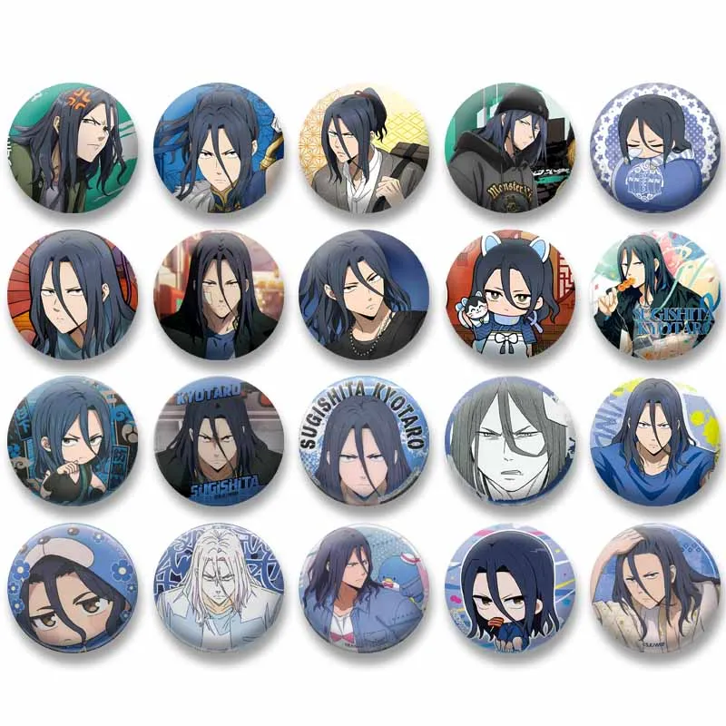 Cute Cartoon Kyotaro Sugishita Round Brooch Anime Wind Breaker Lapel Pins DIY Backpack Clothing Badge Accessories Jewelry Gifts
Cute Cartoon Kyotaro Sugishita Round Brooch Anime Wind Breaker Lapel Pins DIY Backpack Clothing Badge Accessories Jewelry Gifts