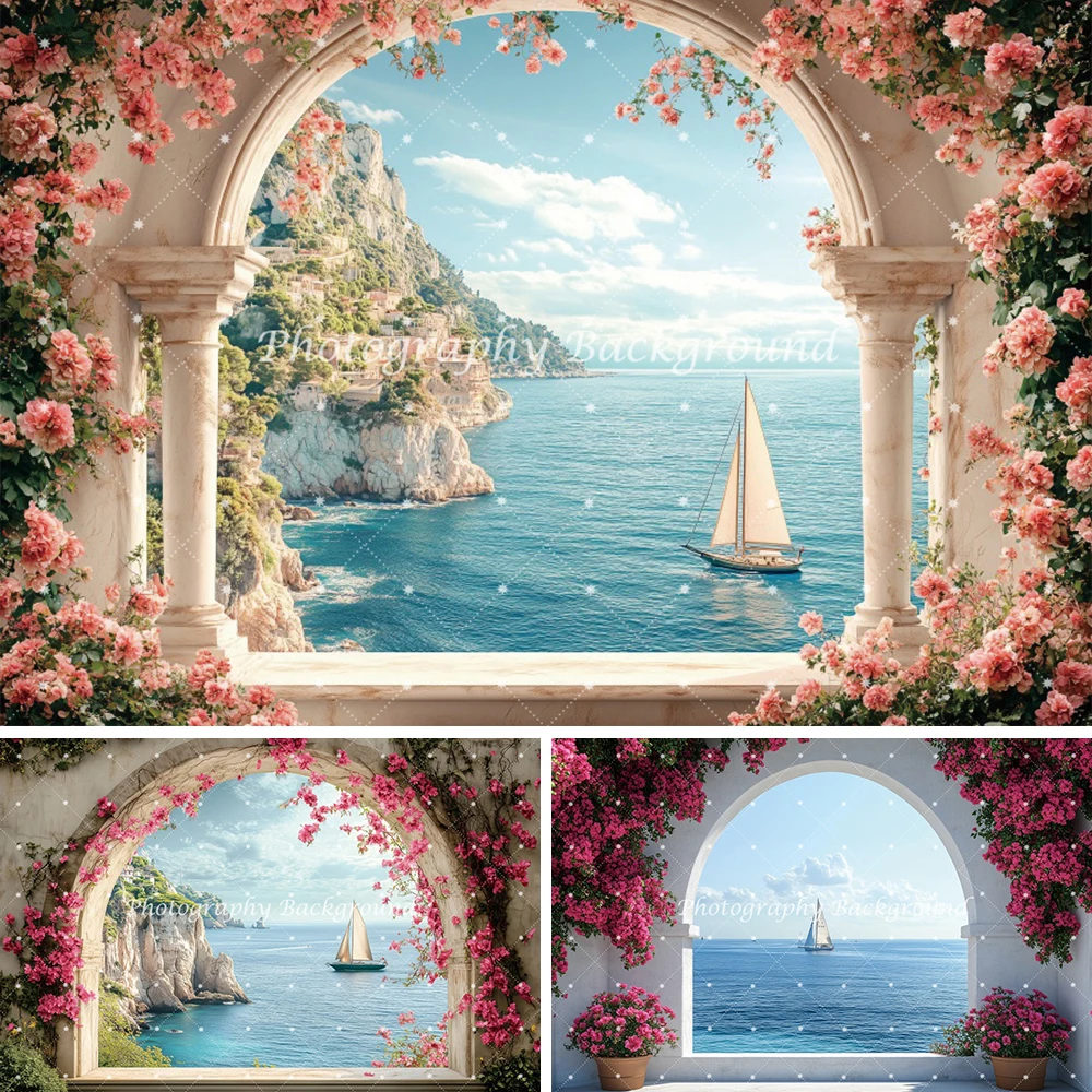 Coast City Scenery Photography Backdrop Santorini Greece Summer Tropical Europe Pink Flowers Party Beach Theme Decor Backgroun
Coast City Scenery Photography Backdrop Santorini Greece Summer Tropical Europe Pink Flowers Party Beach Theme Decor Backgroun