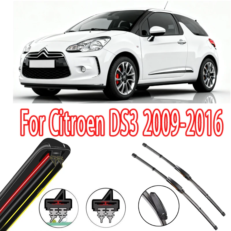 1set Front Windshield Wiper Blades Windscreen Wipers For Citroen DS3 2009-2016 2010 2011 2012 2013 2014 2015 Accessories
1set Front Windshield Wiper Blades Windscreen Wipers For Citroen DS3 2009-2016 2010 2011 2012 2013 2014 2015 Accessories