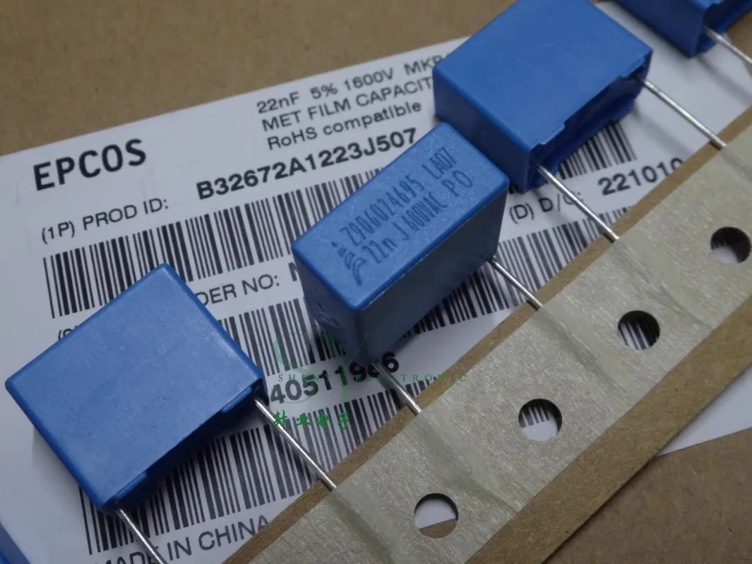 5PCS/10PCS EPCOS 0.022uf/600vAC 22nf 223 New 15m thin film capacitor B32672A1223J507
5PCS/10PCS EPCOS 0.022uf/600vAC 22nf 223 New 15m thin film capacitor B32672A1223J507