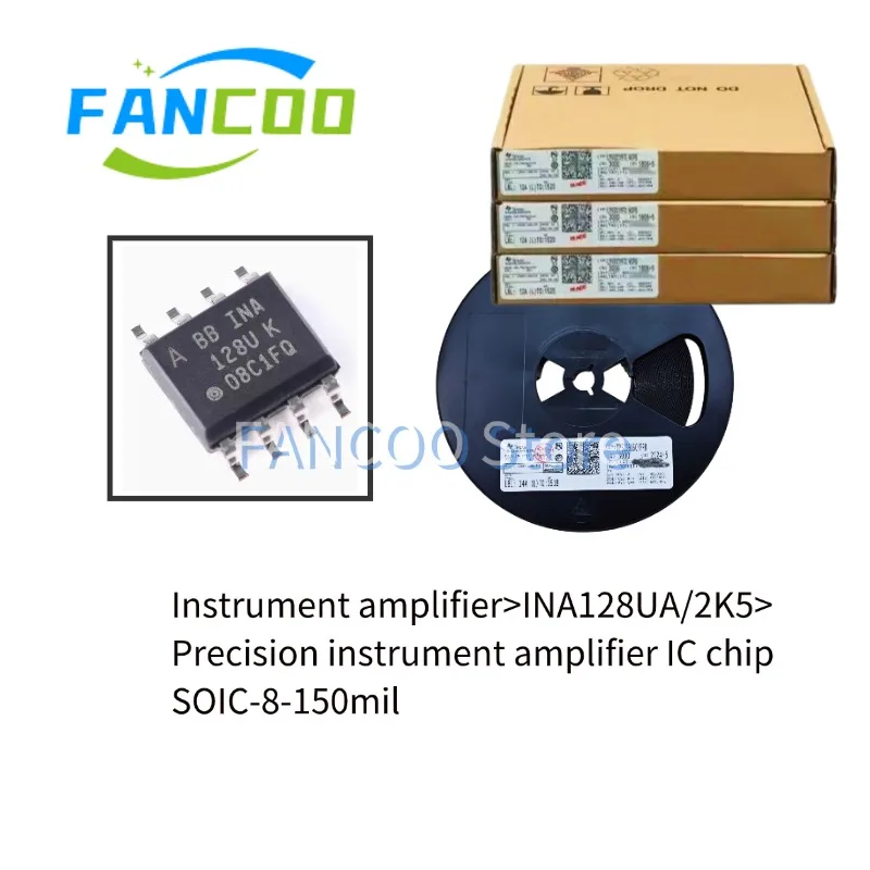 5 шт., INA128UA/2K5 INA128UA SOIC-8 оригинальный маркировочный код INA128UK SOP-8 SOIC-8-150mil
5 шт., INA128UA/2K5 INA128UA SOIC-8 оригинальный маркировочный код INA128UK SOP-8 SOIC-8-150mil
