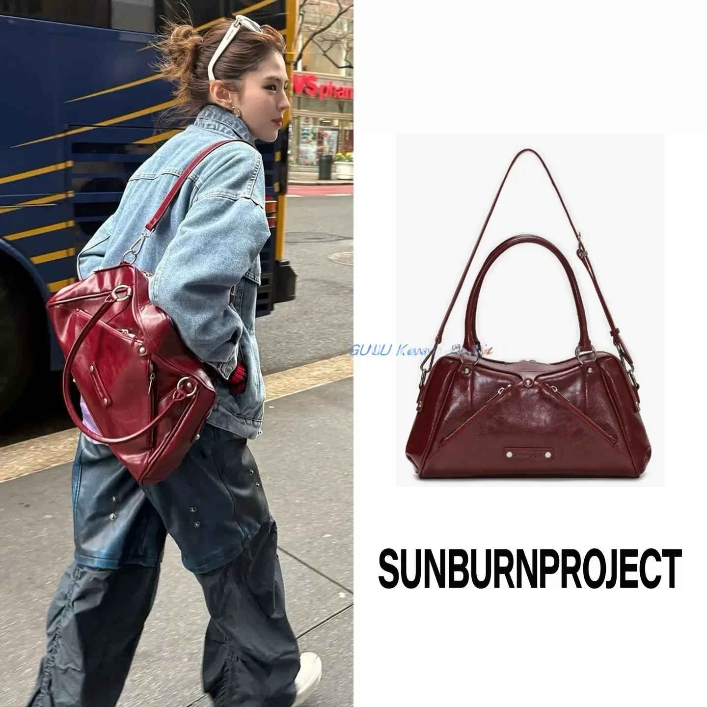 Fashionable Casual Single Shoulder Handbag Sunburnproject Han Su Xi Kang Se Qi Brand Handbag Women's Bag Crossbody Bag
Fashionable Casual Single Shoulder Handbag Sunburnproject Han Su Xi Kang Se Qi Brand Handbag Women's Bag Crossbody Bag