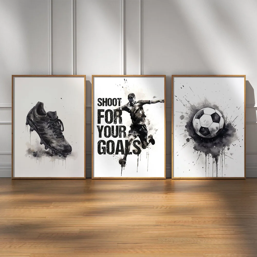 Set of 3 Football Wall Art Canvas Prints Poster, Boys Bedroom Decor Teen Room Football Wall Art, Football GiftsNo Frame
Set of 3 Football Wall Art Canvas Prints Poster, Boys Bedroom Decor Teen Room Football Wall Art, Football GiftsNo Frame