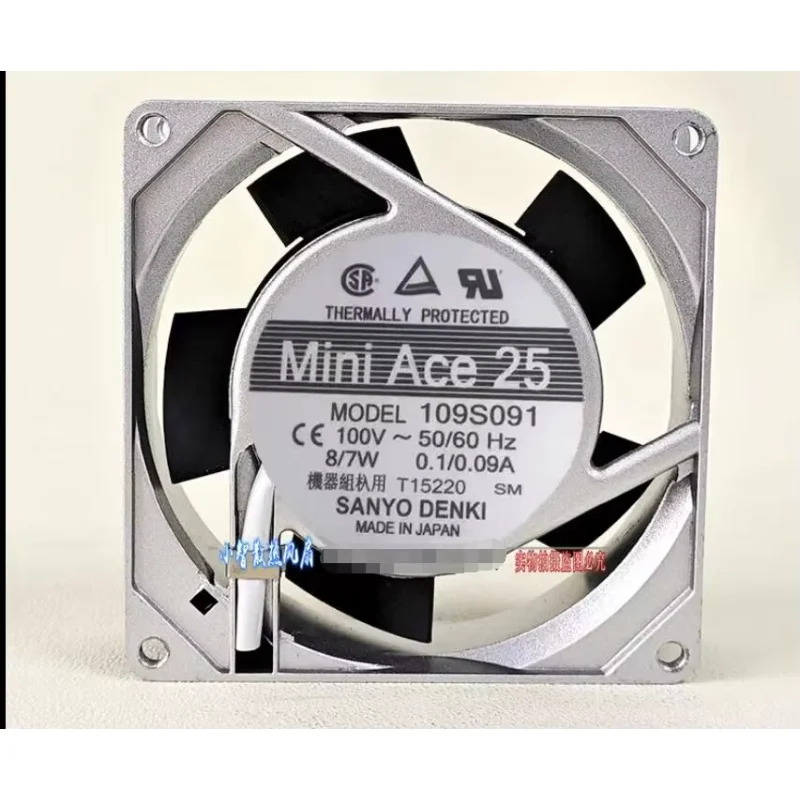 SANYO DENKI 109S091 Вентилятор охлаждения сервера AC 100 В 8 Вт/7 Вт 90x90x25 мм
SANYO DENKI 109S091 Вентилятор охлаждения сервера AC 100 В 8 Вт/7 Вт 90x90x25 мм