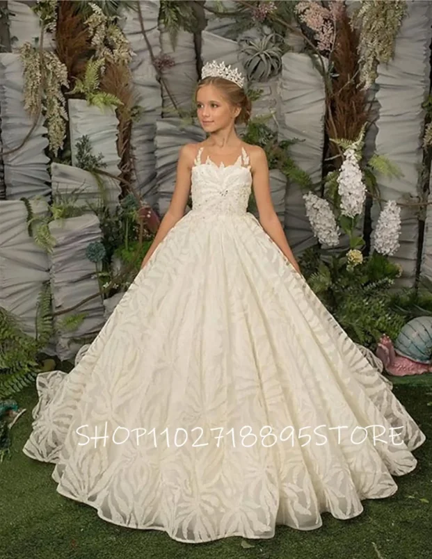 Flower Girl Dresses For Wedding Prom Party Girls Pageant Gowns Lace Floral Appliques
Flower Girl Dresses For Wedding Prom Party Girls Pageant Gowns Lace Floral Appliques
