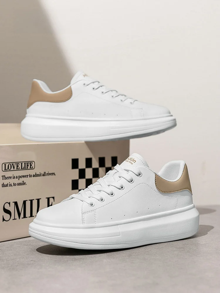 Men's Thi Bot Heightening Sports oes Trendy Youth Casual Sneakers Spring Autumn White Leisure oes for Students
Men's Thi Bot Heightening Sports oes Trendy Youth Casual Sneakers Spring Autumn White Leisure oes for Students