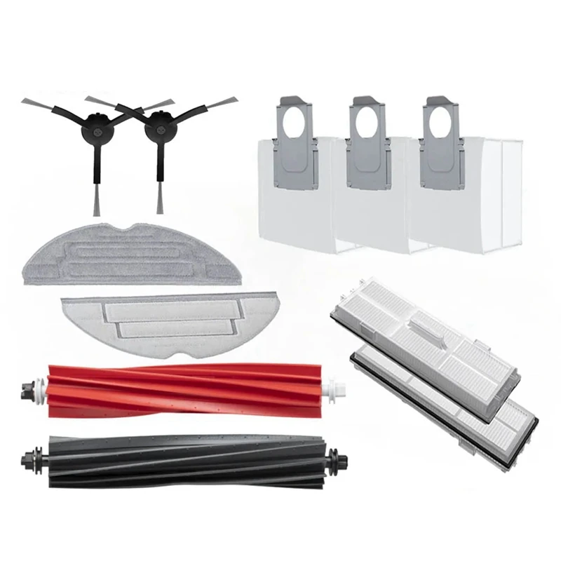 Main Brush Filter Mop Dust Bag Side Brush Replacement Parts As Shown For Roborock S8 Pro Ultra Accessories
Main Brush Filter Mop Dust Bag Side Brush Replacement Parts As Shown For Roborock S8 Pro Ultra Accessories