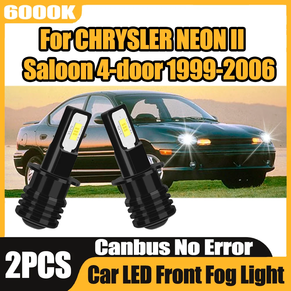 2PCS 6000K White Super Bright Car LED Front Fog Light High Power Canbus No Error For CHRYSLER NEON II Saloon 4-door 1999-2006
2PCS 6000K White Super Bright Car LED Front Fog Light High Power Canbus No Error For CHRYSLER NEON II Saloon 4-door 1999-2006