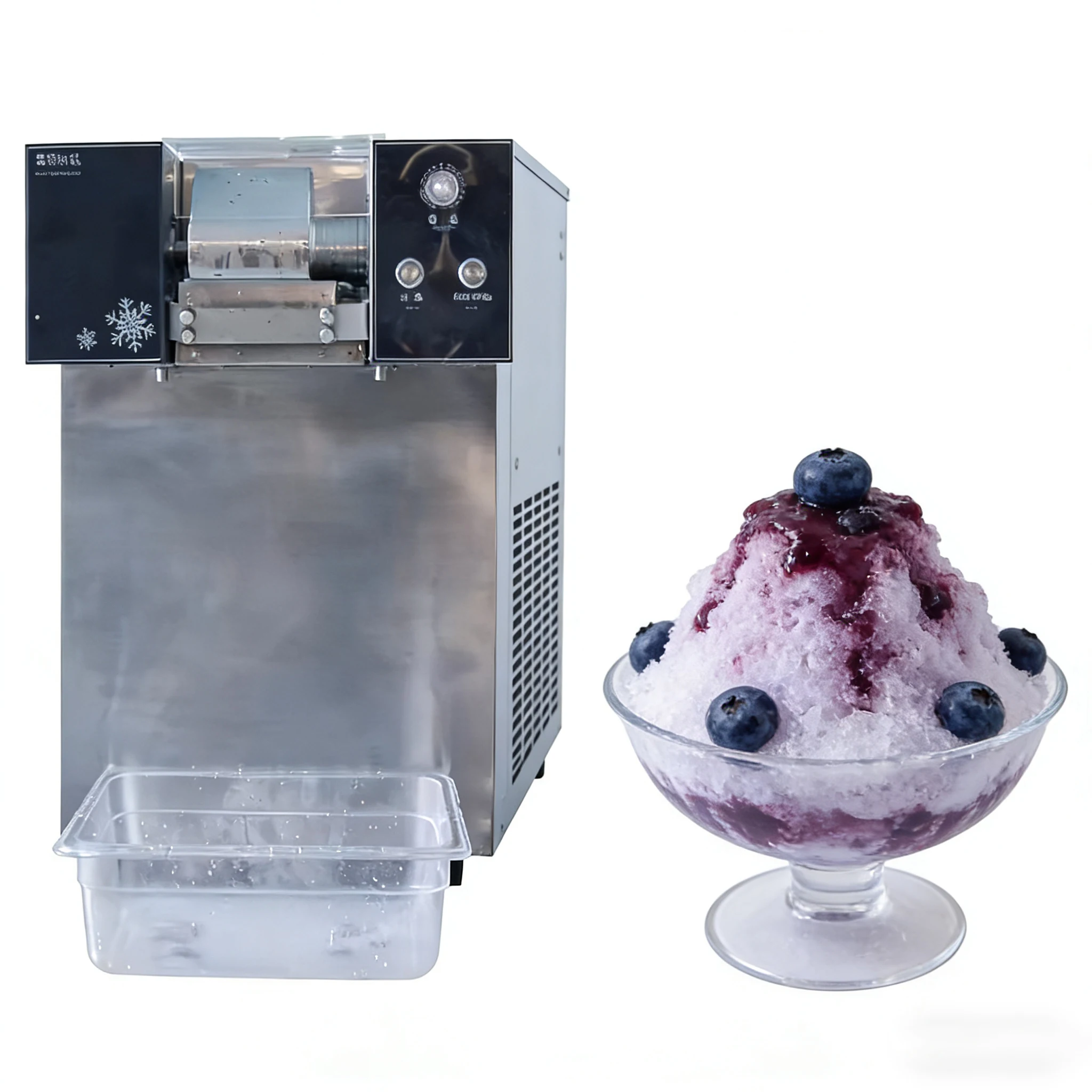 Fully Automated High Productivity Snowflake Ice Shaving Machine For Chain Stores New Commercial Low Price Nuts Fruit Ice Cream
Fully Automated High Productivity Snowflake Ice Shaving Machine For Chain Stores New Commercial Low Price Nuts Fruit Ice Cream