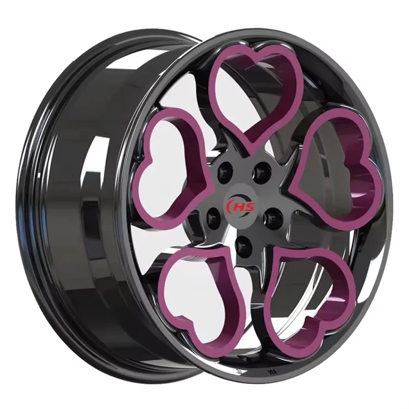 Monoblock Forged Alloy Rims 4 Hole 4x100 1-Piece Pink Coating Car Wheel Rims 18 19 20inch with Hearts Shape
Monoblock Forged Alloy Rims 4 Hole 4x100 1-Piece Pink Coating Car Wheel Rims 18 19 20inch with Hearts Shape