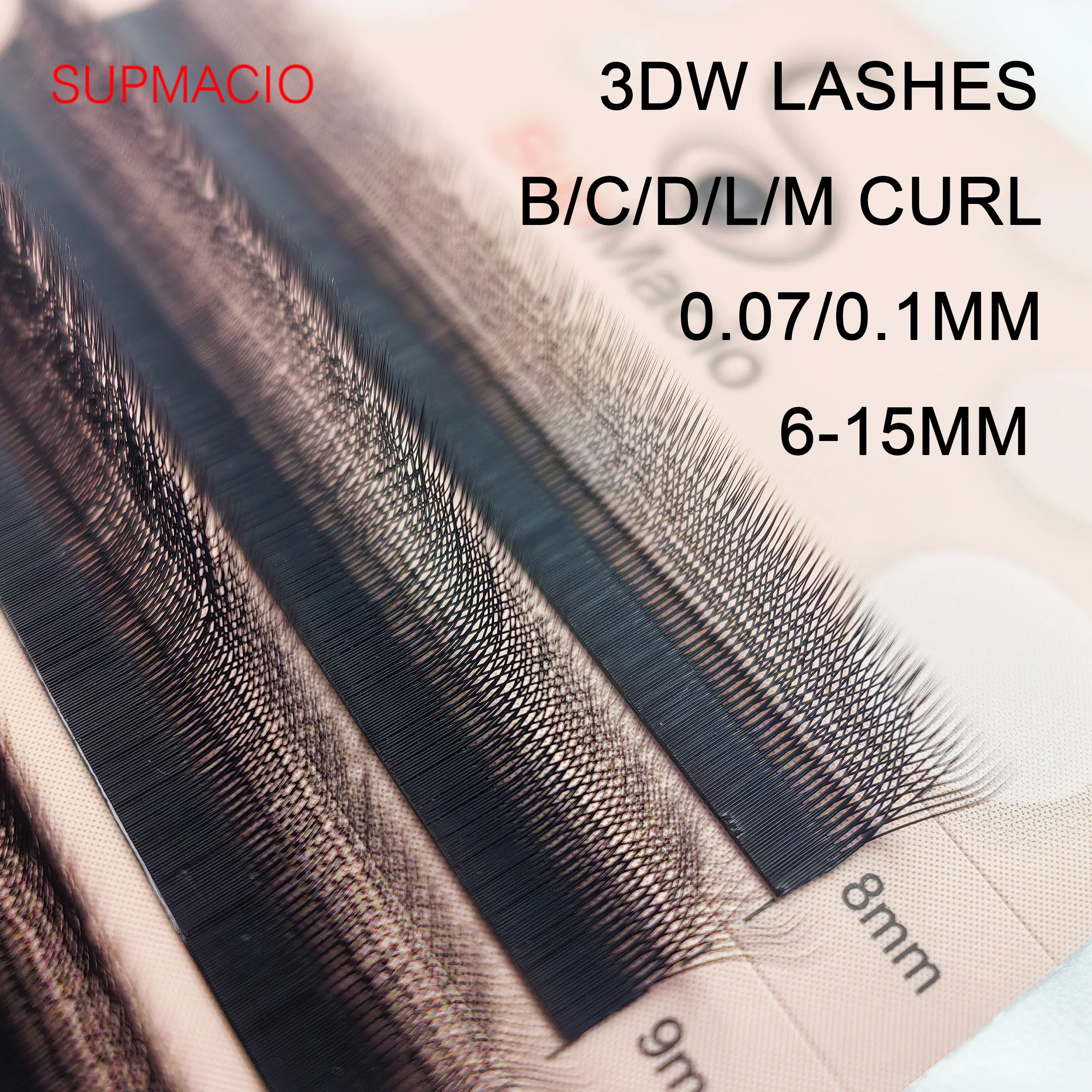 Supmacio lash extension 3d clover w eyelashes soft 0.07mm 8-15 mixed ready-made bundles cilios 3d w ресниц
Supmacio lash extension 3d clover w eyelashes soft 0.07mm 8-15 mixed ready-made bundles cilios 3d w ресниц