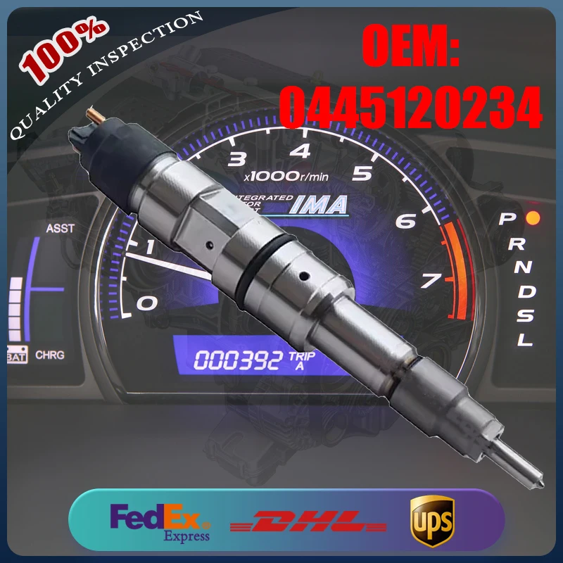 Auto Diesel Engine Fuel Injector OE 0445120234 Common Rail Injection Nozzle Vehicle Maintenance Replacement Spare Parts
Auto Diesel Engine Fuel Injector OE 0445120234 Common Rail Injection Nozzle Vehicle Maintenance Replacement Spare Parts