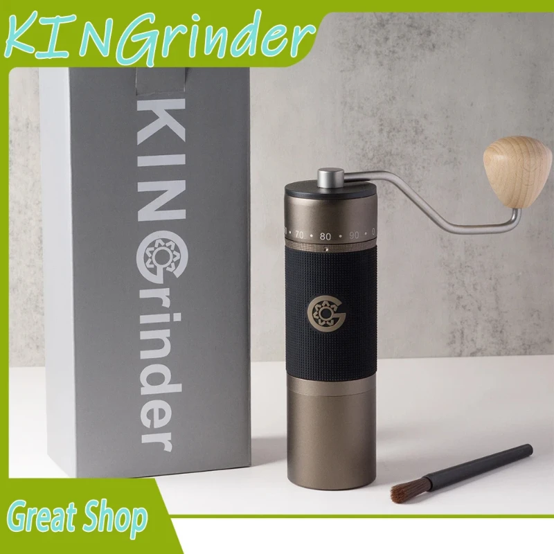 In Stock Hanjiang Top Grinding K7 Hand Cranked Bean Grinder Kingrinder Manual Italian Style Hand Made Coffee Bean Grinding Tool
In Stock Hanjiang Top Grinding K7 Hand Cranked Bean Grinder Kingrinder Manual Italian Style Hand Made Coffee Bean Grinding Tool