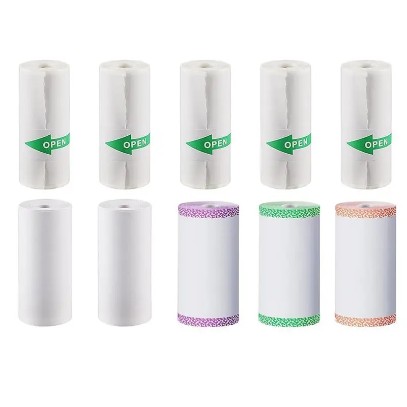 A29F-10 Rolls Thermal Paper Self-Adhesive Sticker Paper, For Mini Sticker Receipt Printer Portable Thermal Pocket Printer
A29F-10 Rolls Thermal Paper Self-Adhesive Sticker Paper, For Mini Sticker Receipt Printer Portable Thermal Pocket Printer