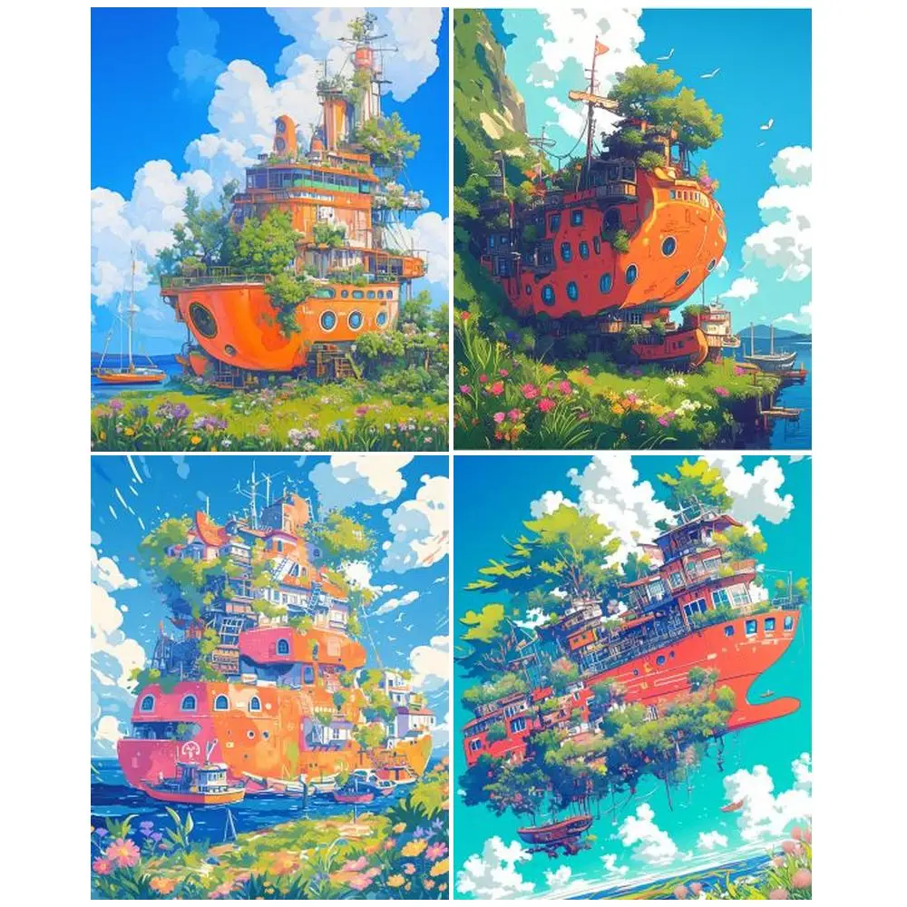 GATYZTORY Painting By Number For Adults House Landscape Kits Acrylic Paints Handpainted Painting Home Decor Drawing By Numbers
GATYZTORY Painting By Number For Adults House Landscape Kits Acrylic Paints Handpainted Painting Home Decor Drawing By Numbers