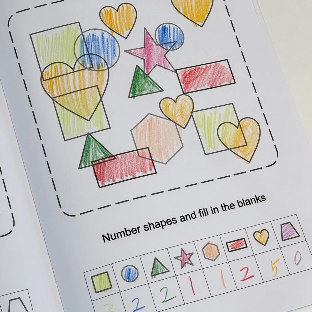 Number Graphics Exercise workbook - Suitable for children aged three and above, school and home education aids - Children's Gift
Number Graphics Exercise workbook - Suitable for children aged three and above, school and home education aids - Children's Gift