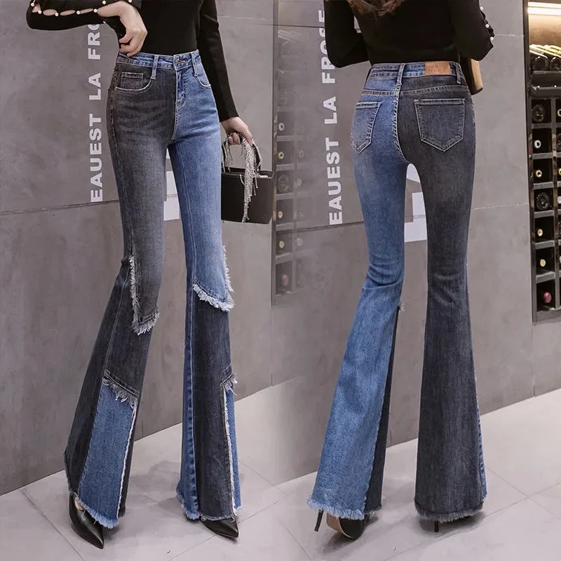 Jeans Women 2023 Spring Autumn New Fashion Loose Micro Rampart Pants Female Large Size Raw Edge Stitching Thin Wide Leg Trousers
Jeans Women 2023 Spring Autumn New Fashion Loose Micro Rampart Pants Female Large Size Raw Edge Stitching Thin Wide Leg Trousers