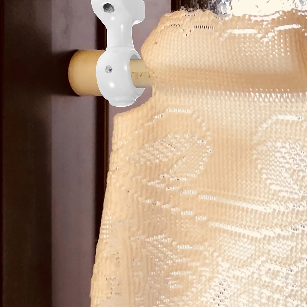 2Pcs Heavy Duty White Wooden Curtain Rod Support Bracket Decorative Holder Mounting Base for Living Room Bedroom
2Pcs Heavy Duty White Wooden Curtain Rod Support Bracket Decorative Holder Mounting Base for Living Room Bedroom