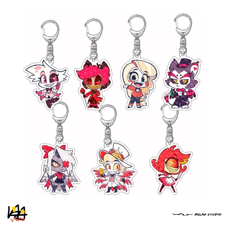 Hazbin Hotel Anime Acrylic Keychain Charlie Vaggie Alastor Morningstar Backpack Clothing Pendant Decoration Key Chain Gift
Hazbin Hotel Anime Acrylic Keychain Charlie Vaggie Alastor Morningstar Backpack Clothing Pendant Decoration Key Chain Gift