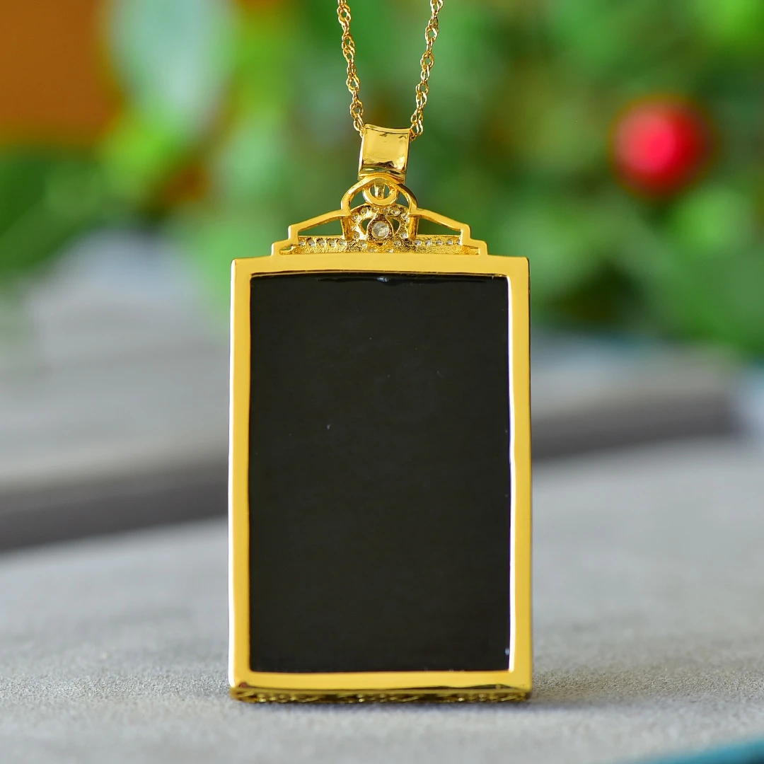 Натуральный нефрит, черный нефрит, пустое ожерелье, квадратный шарм для мужчин и женщин, натуральный китайский нефрит Хэтянь, пустой кулон, ожерелья
Натуральный нефрит, черный нефрит, пустое ожерелье, квадратный шарм для мужчин и женщин, натуральный китайский нефрит Хэтянь, пустой кулон, ожерелья