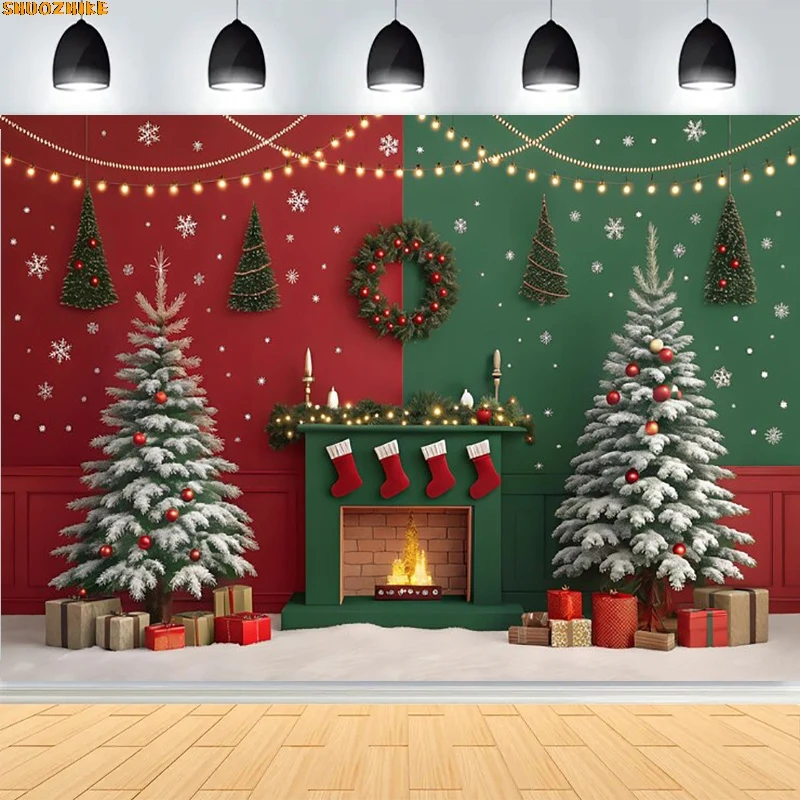 Christmas Day New Year Photography Backdrops Fireplace Xmas Trees Gifts Snow Winter Holiday Party Deco Photo Background XU-02
Christmas Day New Year Photography Backdrops Fireplace Xmas Trees Gifts Snow Winter Holiday Party Deco Photo Background XU-02