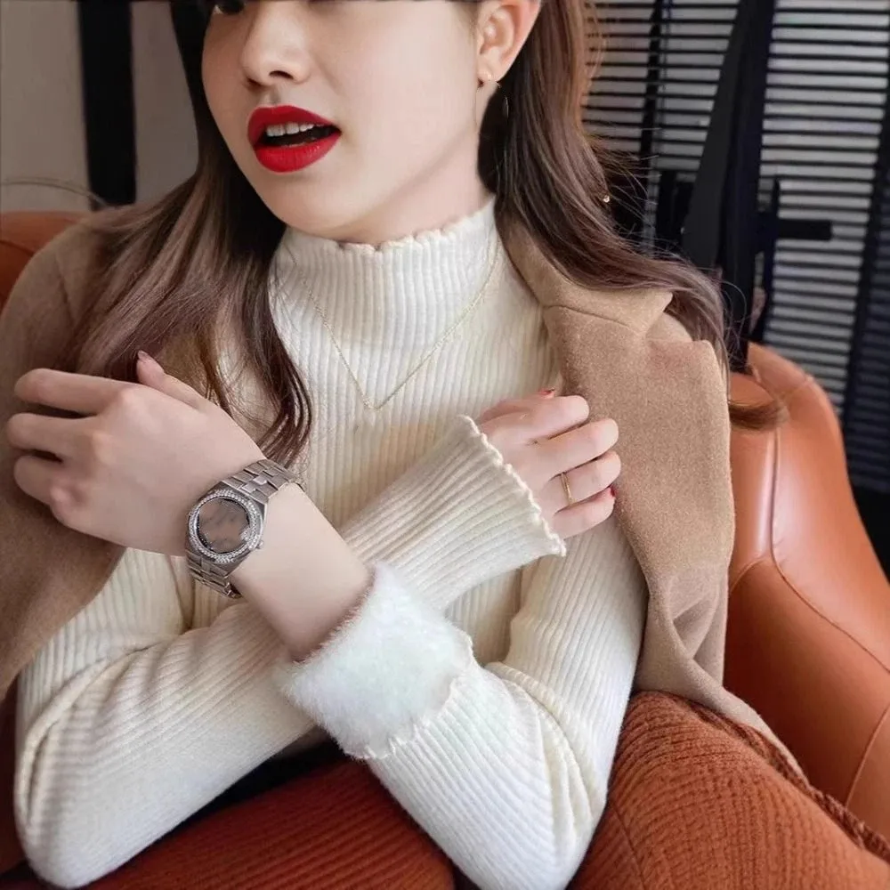 High Collar Women Thermal Underwear Thicken Pullover Long Sleeves Warm Top Undershirts Bottoming Shirt Autumn Winter Top Women
High Collar Women Thermal Underwear Thicken Pullover Long Sleeves Warm Top Undershirts Bottoming Shirt Autumn Winter Top Women